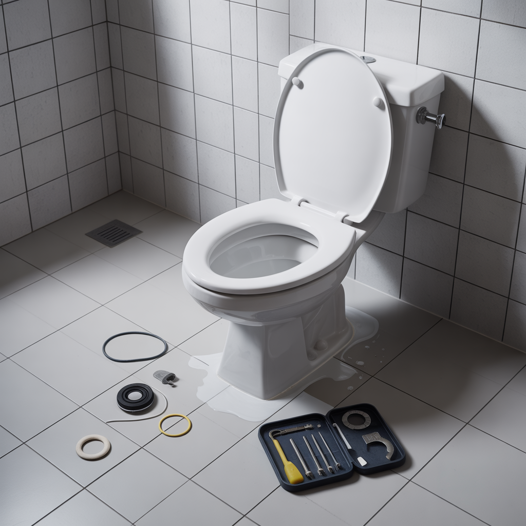 lackande toalettstol orsaker packningar och kostnad for atga